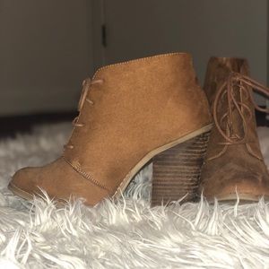 Brown booties